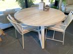Max & Luuk Dylan tuintafel 140cm rond, Tuin en Terras, Ophalen, Info@lammertkroesen.nl, Max & Luuk, Rond