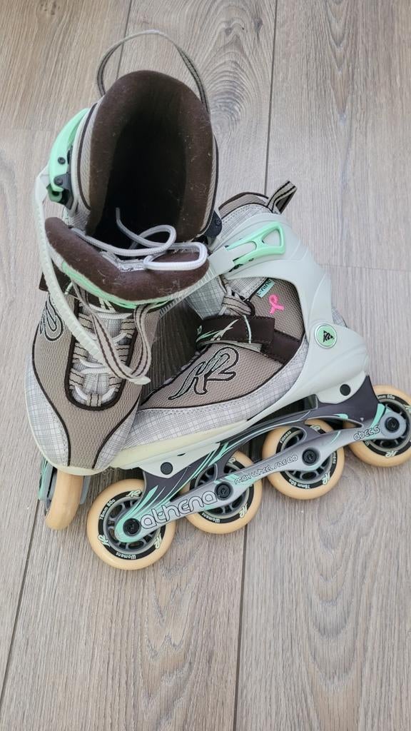 K2 Athena skeelers mt 36,5, K2, Ophalen of Verzenden, Zo goed als nieuw, Inline skates 4 wielen