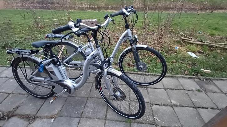 2 elektrische fietsen FLYER 36v, Fietsen en Brommers, Elektrische fietsen, Zo goed als nieuw, Overige merken, 47 tot 51 cm, 50 km per accu of meer