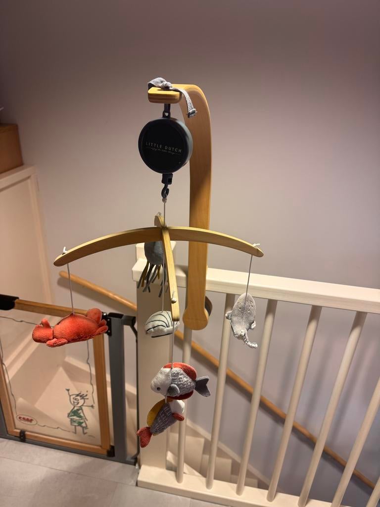 Little Dutch Muziekmobiel met zeedieren, Kinderen en Baby's, Ophalen, Zo goed als nieuw, Mobiel, Met geluid