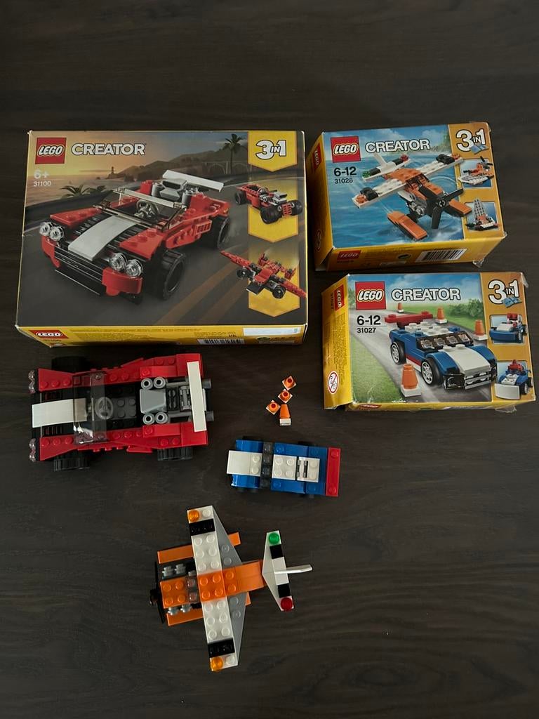 Pakket lego creator 3x, Kinderen en Baby's, Speelgoed | Duplo en Lego, Zo goed als nieuw, Ophalen of Verzenden