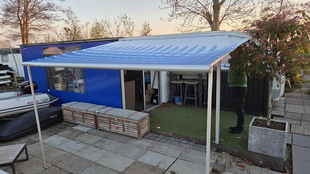 Omnistor Luifel 3 meter breed in zeer goede staat, Ophalen, Zo goed als nieuw, Minder dan 5 meter