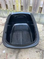 PeeWee Ecogranda kattenbak zwart, Ophalen, Zo goed als nieuw, Open