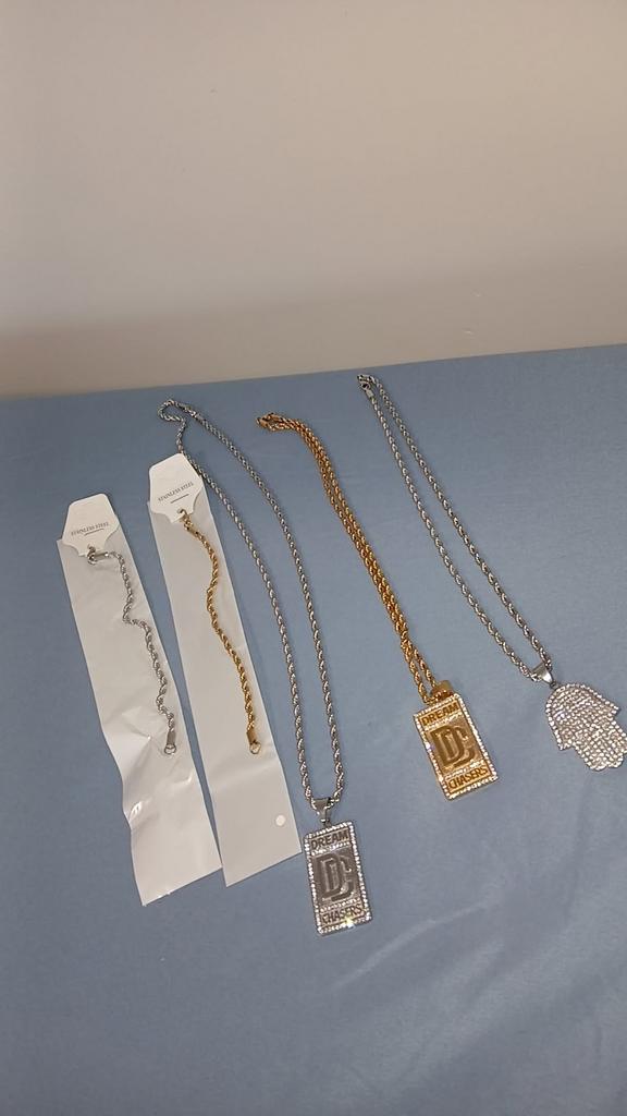 Kettingen in zilver en goud, Ophalen of Verzenden, Zo goed als nieuw, Goud, Zilver