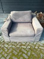 Grote Montel Fauteuil/ Love seat Bruin Gebruikt, Huis en Inrichting, Fauteuils, Ophalen, Zo goed als nieuw, 75 tot 100 cm