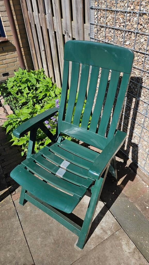Gratis tuinstoel, Tuin en Terras, Ophalen, Gebruikt, Kunststof