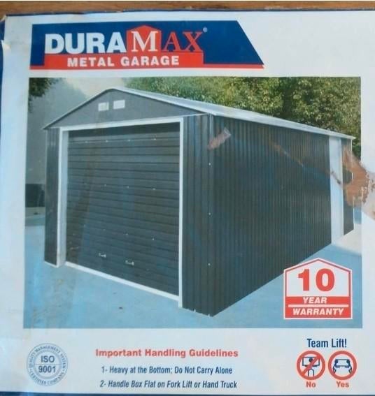 Nieuwe Duramax metalen garage, Schuur, Nieuw, Ophalen of Verzenden, Zonder ramen