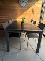 Bellagio tuintafel, Ophalen, Zo goed als nieuw, Rechthoekig, Aluminium