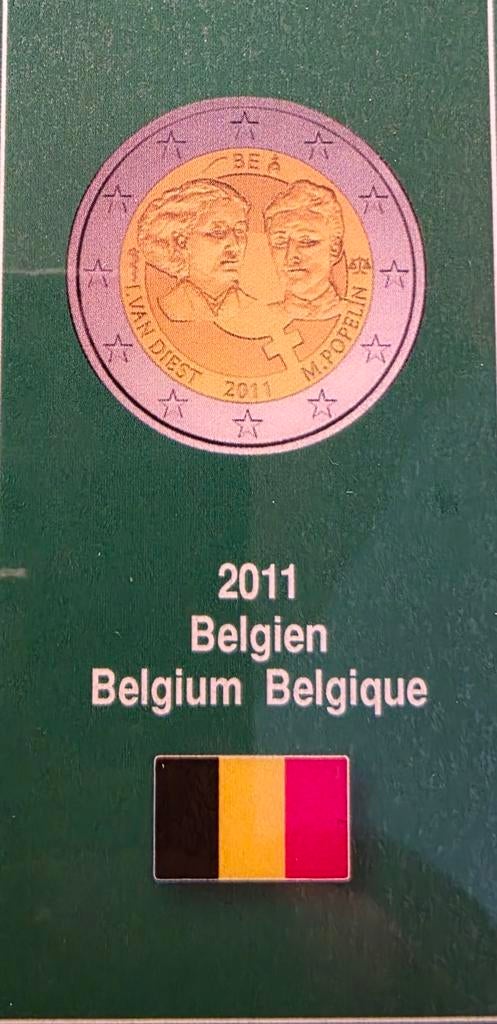 2 euro belgie 2011, Postzegels en Munten, Munten | Europa | Euromunten, Ophalen of Verzenden, België, 2 euro
