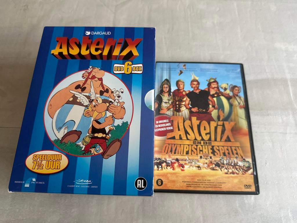 Asterix DVD Box + Asterix en de Olympische Spelen DVD, Cd's en Dvd's, Dvd's | Tekenfilms en Animatie, Tekenfilm, Alle leeftijden