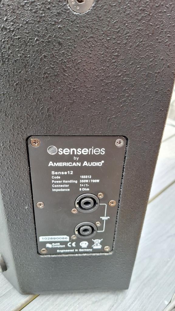 American Audio Sense 12 Passieve PA Luidspreker 8 Ohm, Overige merken, Nieuw, Ophalen of Verzenden, 120 watt of meer
