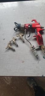 Airless verfspuit pistool met lucht ondersteuning en tips, Ophalen