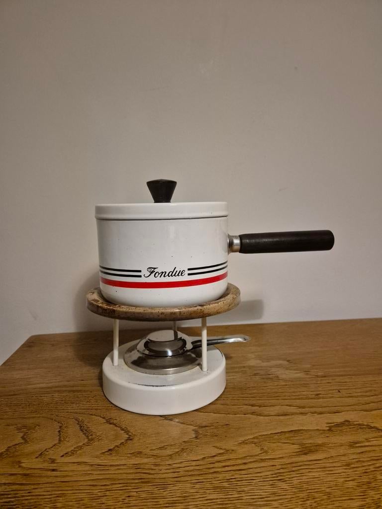 Fondue stel, Witgoed en Apparatuur, Fonduesets, Ophalen, Gebruikt, Brander, Fondueset