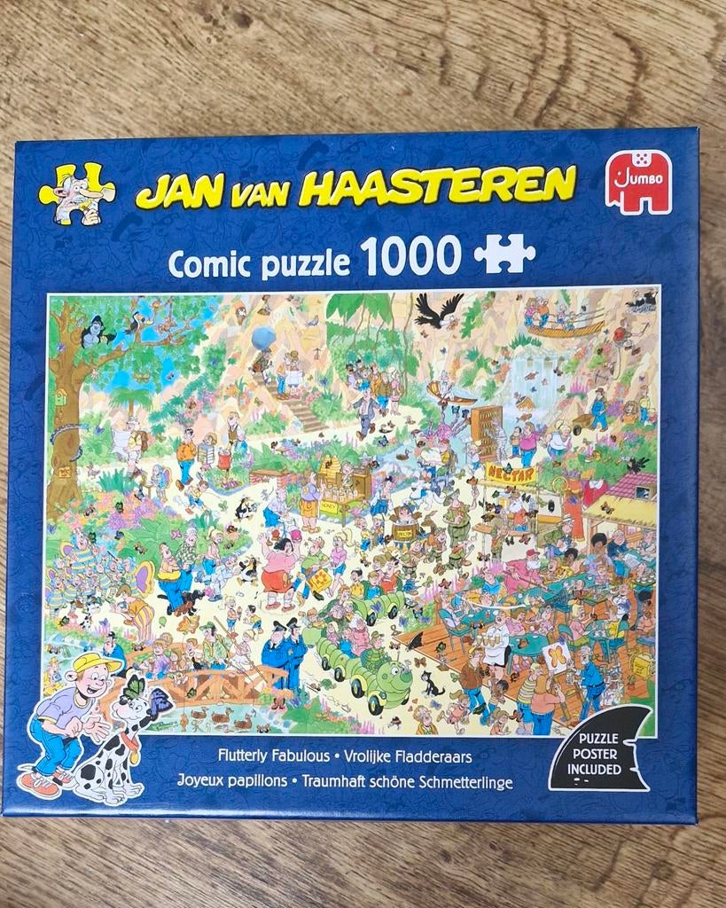 Jan van Haasteren puzzels, 1000 stukjes, Ophalen of Verzenden, 500 t/m 1500 stukjes, Zo goed als nieuw, Legpuzzel
