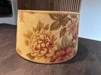 Lampenkap stof creme bloem, Ophalen, Gebruikt, Rond, Minder dan 25 cm
