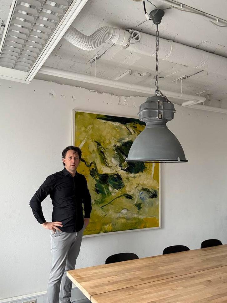 Olieverf schilderij Charlotte Molenkamp, Antiek en Kunst, Kunst | Schilderijen | Abstract, Ophalen