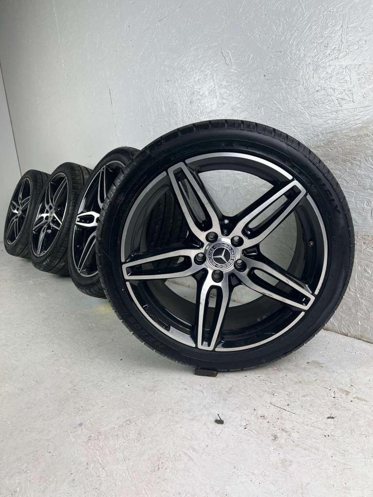 Originele Mercedes E-Klasse W213 S213 AMG velgen 19" 5x112, Auto-onderdelen, Banden en Velgen, Banden en Velgen, Zomerbanden, 19 inch