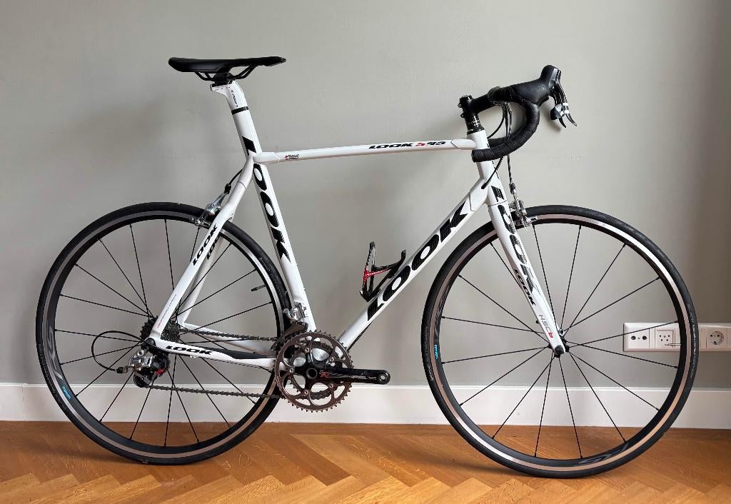 LOOK 595 racefiets van carbonvezel, SRAM Red, 28 inch, Gebruikt, 15 tot 20 versnellingen, 57 tot 61 cm
