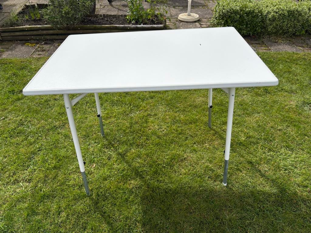 Sieger Mecalit Campingtafel - Inklapbaar, Verstelbaar, Ophalen, Gebruikt, Campingtafel