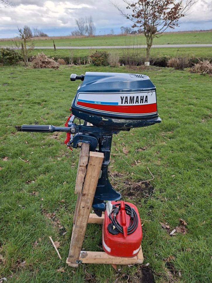 Yamaha 5 pk 2 takt (luchtgekoeld), Watersport en Boten, Buiten- en Binnenboordmotoren, Gebruikt, Benzine, Buitenboordmotor, 5 tot 10 pk