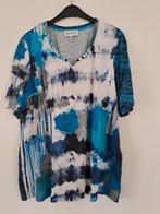 Chalou: 2 tinten blauw t-shirt met korte mouw., Blauw, Nieuw, Chalou, Shirt of Top