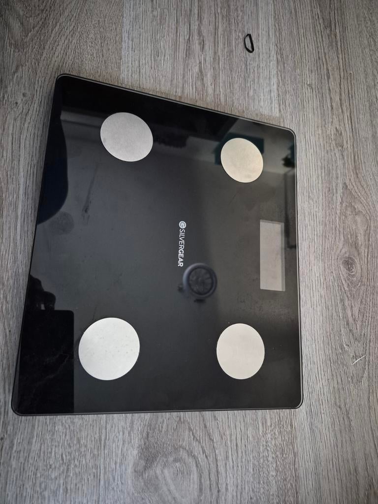 Silvergear Personenweegschaal - App connectie, Witgoed en Apparatuur, Weegschalen, Ophalen, Gebruikt, 1 tot 500 gram, 100 kg of meer