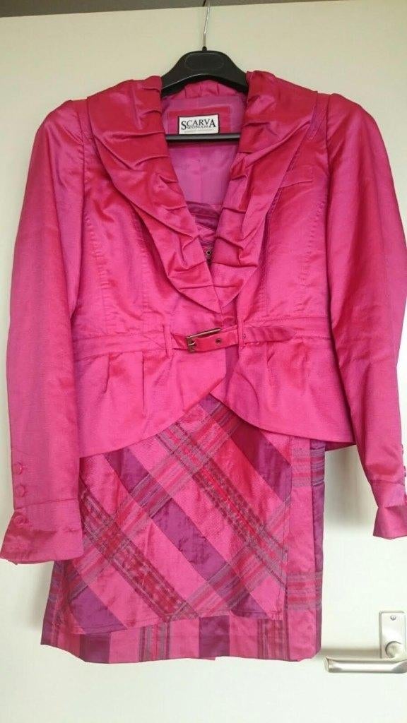 Scarva rokpak maat 38, Kostuum of Pak, Scarva, Zo goed als nieuw, Roze
