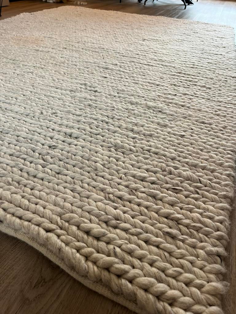 Vloerkleed 16x230, Ophalen, Crème, Gebruikt, 150 tot 200 cm