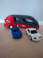 Vrachtwagen van little tikes rood/ zwart, Kinderen en Baby's, Speelgoed | Speelgoedvoertuigen, Ophalen of Verzenden, Gebruikt