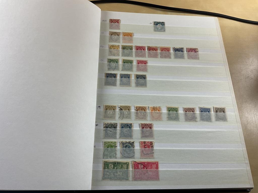 Stockboek Noorwegen, Postzegels en Munten, Postzegels | Volle albums en Verzamelingen, Ophalen of Verzenden, Buitenland