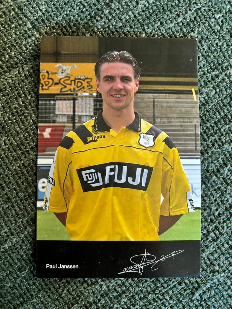 NAC Breda Spelerskaarten 3 X Fuji sponsor, Ophalen of Verzenden, Zo goed als nieuw, NAC Breda, Spelerskaart