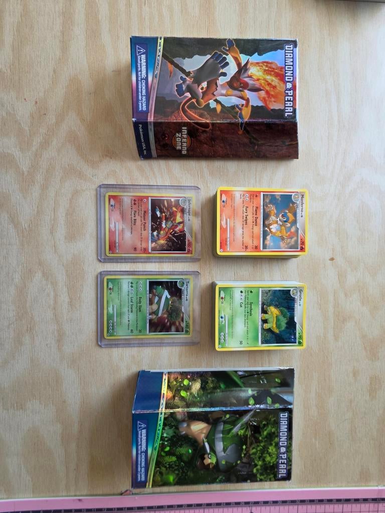 Pokémon Diamond & Pearl Decks met 2 speelvelden, Ophalen of Verzenden, Gebruikt, Speeldeck