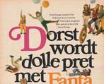 Retro reclame 1972 Fanta frisdrank gezin op tandem, Verzenden, Overige typen