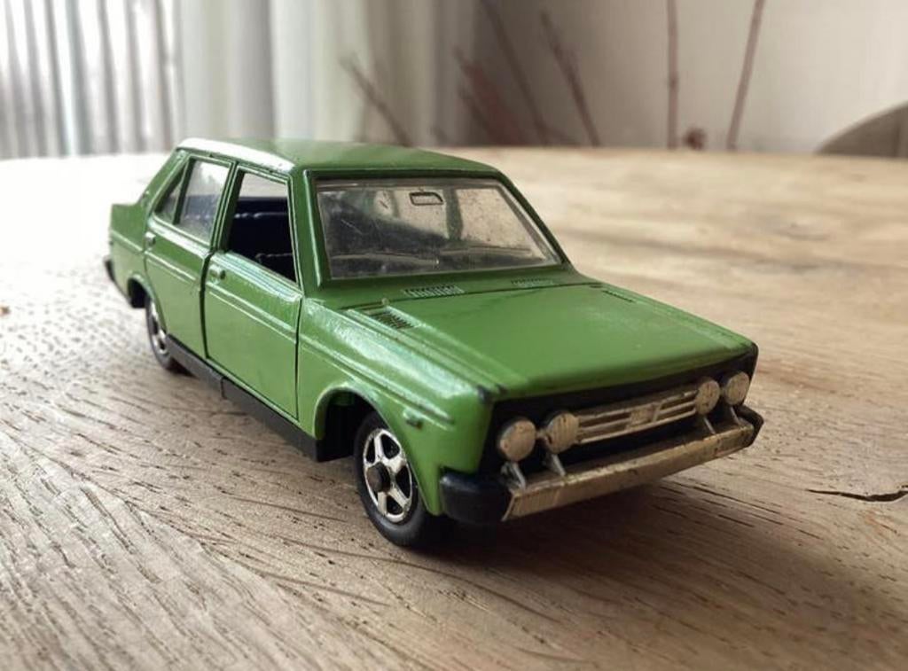 Fiat 131 Mirafiori – Mebetoys / Mattel – Made in Italy, Ophalen of Verzenden, Gebruikt, Auto, Overige merken