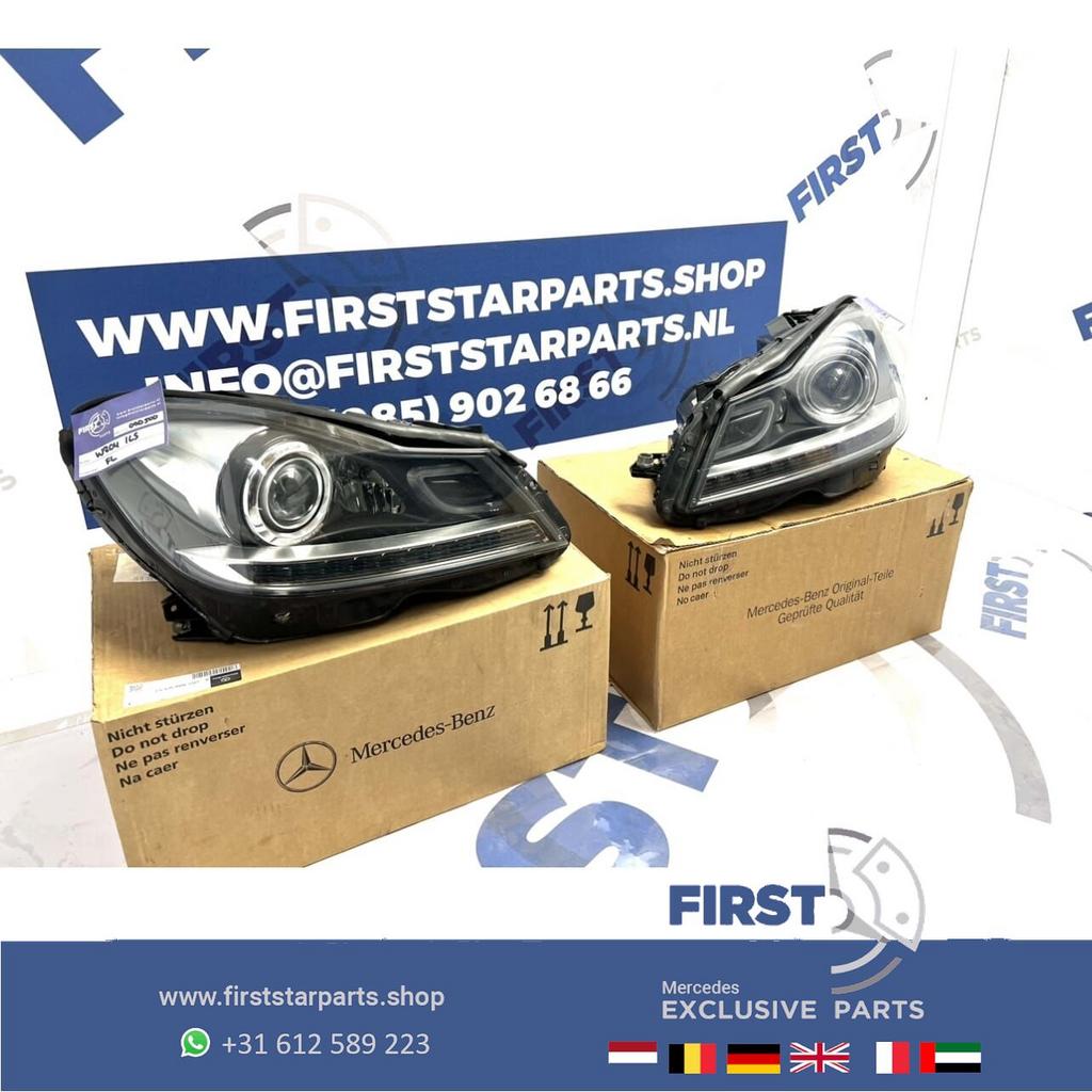 W204 ILS KOPLAMPEN SET LINKS + RECHTS Mercedes C Klasse FACE, Auto-onderdelen, Verlichting, Gebruikt, -, Ophalen of Verzenden