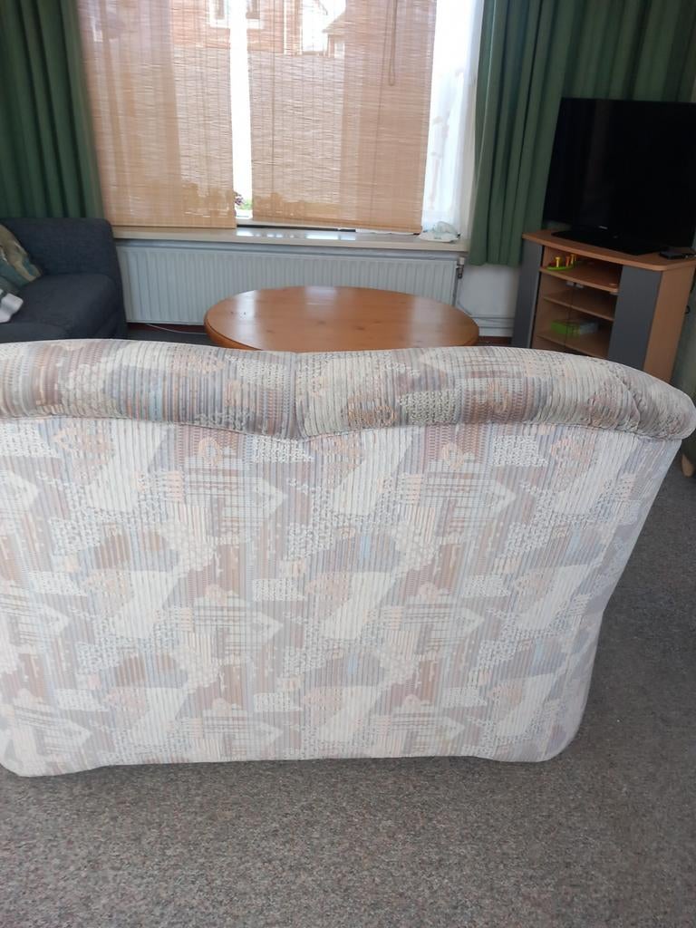 Mooi Bankstel, Ophalen, Zo goed als nieuw, Rechthoekig, 125 cm of meer