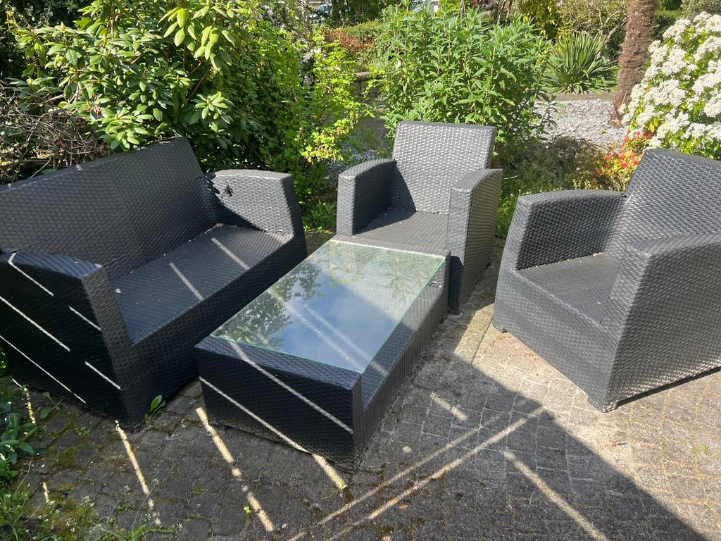 Kleine loungeset, Ophalen, Zo goed als nieuw, Kunststof