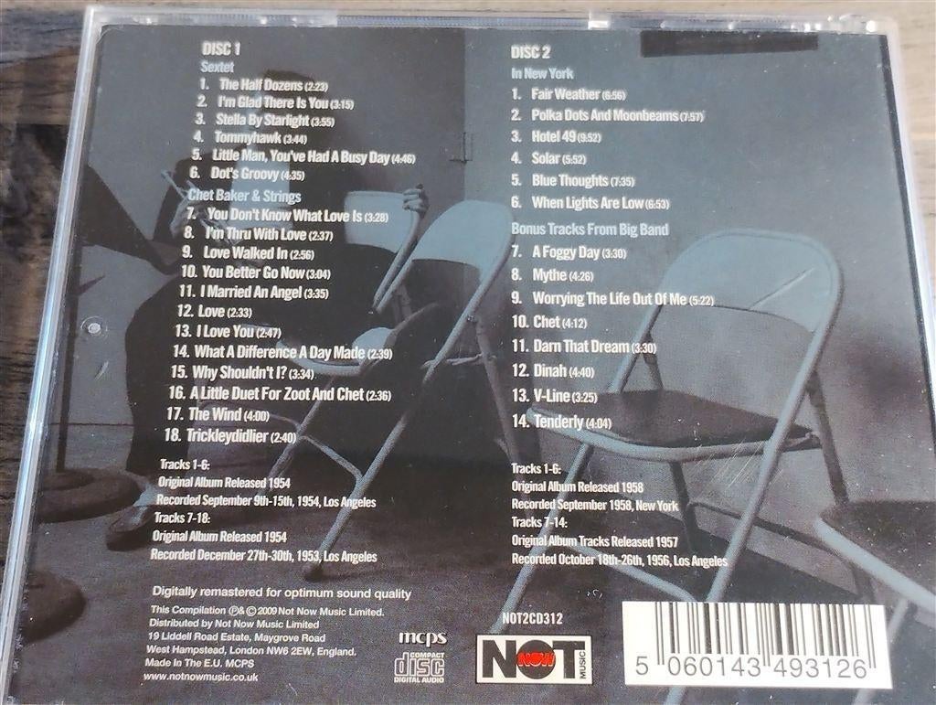 Chet Baker – Cool Jazz [2 CD], Ophalen of Verzenden, 1980 tot heden, Zo goed als nieuw, Jazz