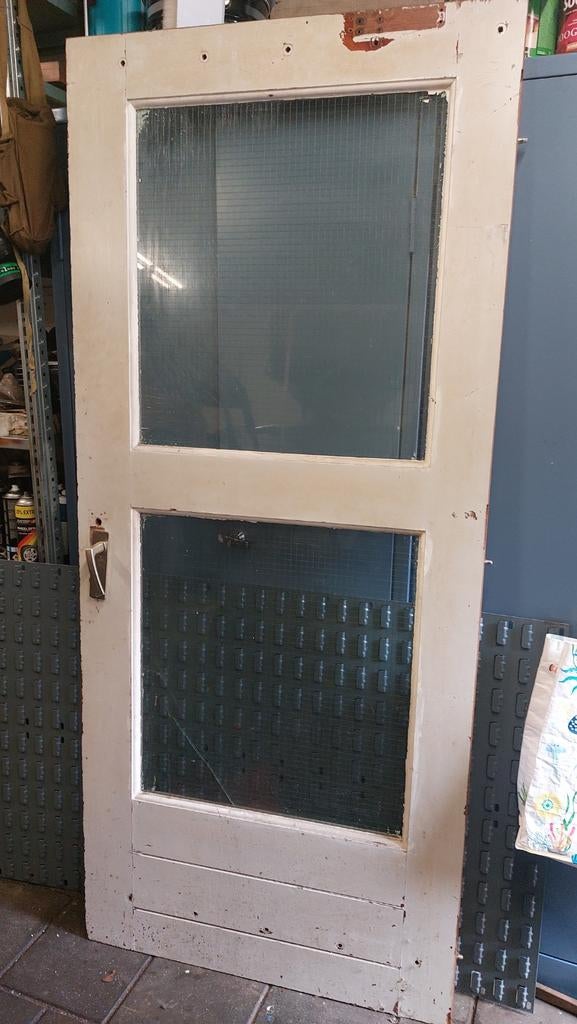 Gratis oude deur, Doe-het-zelf en Verbouw, Deuren en Horren, Ophalen, Gebruikt, Binnendeur, 200 tot 215 cm