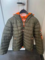 Superdry heren donkergroene winterjas maat L, Ophalen of Verzenden, Zo goed als nieuw, Maat 52/54 (L), Groen