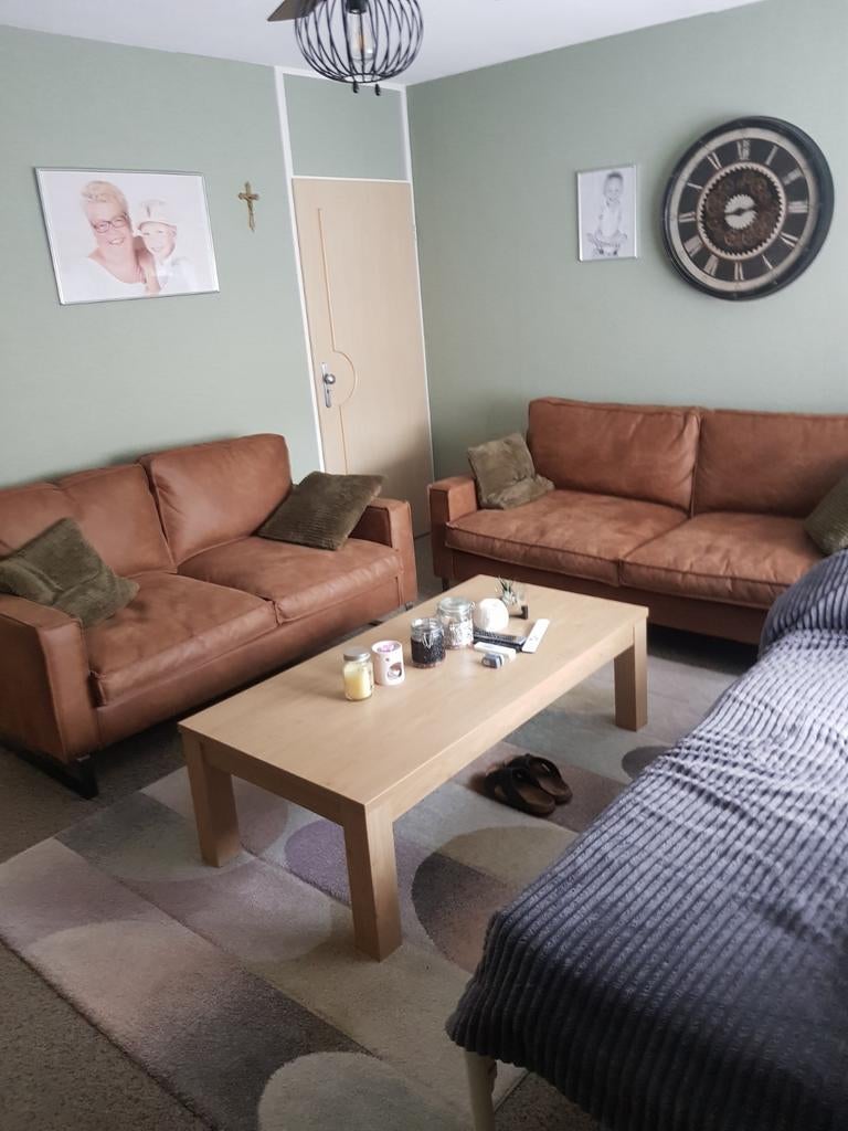 Texas leather bankstel, Ophalen of Verzenden