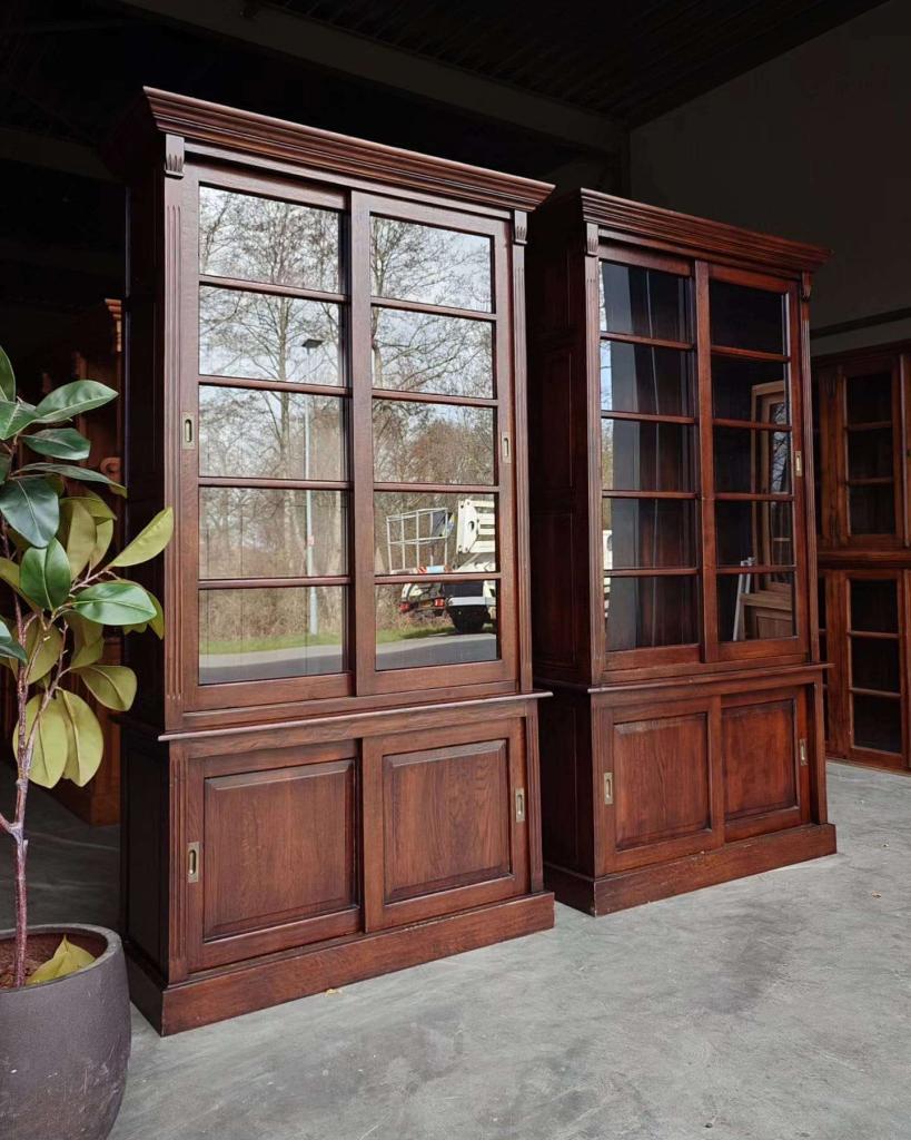 Prachtige eiken notariskasten | Chique buffetkasten #3268, Huis en Inrichting, Kasten | Buffetkasten, Niet ingevuld, 100 tot 150 cm