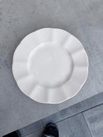 Wit KUTAHYA PORSELEN bord, Gebruikt, Ophalen of Verzenden, Bord(en), Effen