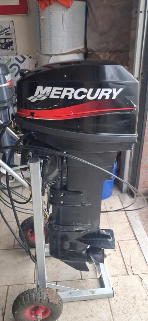 Mercury 25pk 2t, Watersport en Boten, Buiten- en Binnenboordmotoren, Ophalen, 10 tot 30 pk, Viertaktmotor, Zo goed als nieuw