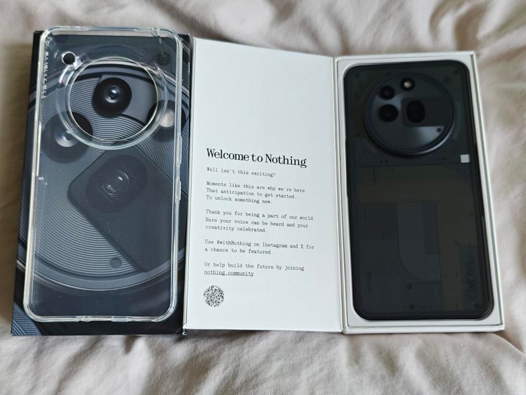 Nothing phone 3a pro nieuw 256 gb, Ophalen of Verzenden, Nieuw, Zwart, 256 GB