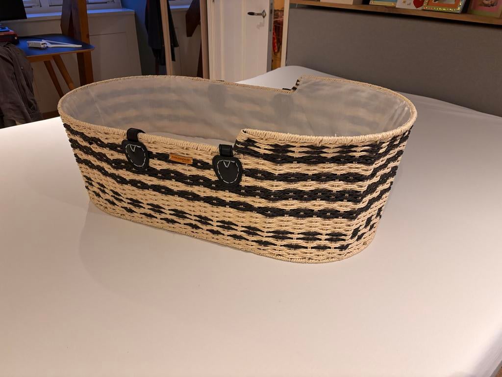 Mozesmand Childhome met Matrasje - Zo Goed Als Nieuw, Ophalen, Zo goed als nieuw, Wieg