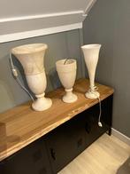 Albast lampen, Huis en Inrichting, Lampen | Tafellampen, Ophalen, Zo goed als nieuw, Minder dan 50 cm