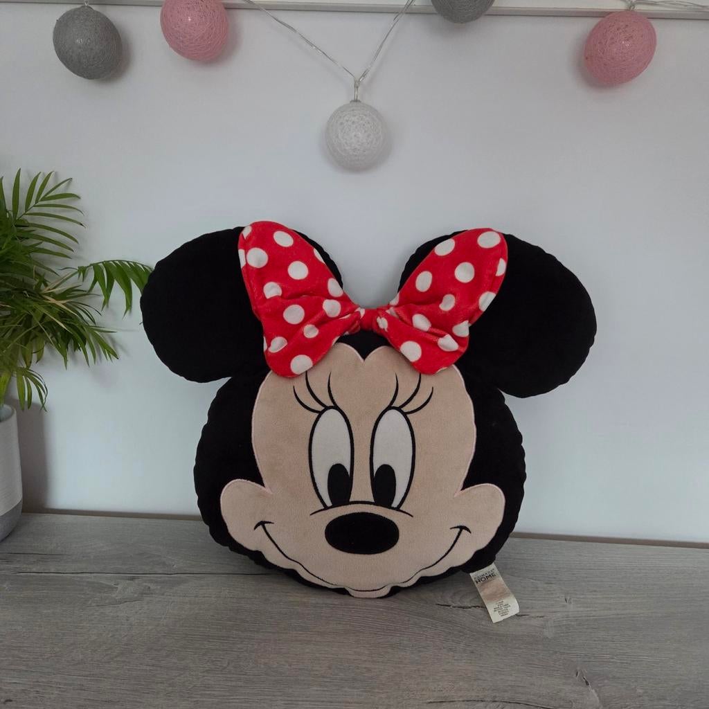 Minnie Mouse kussen van Disney, Ophalen of Verzenden, Zo goed als nieuw, Zwart, Overige vormen