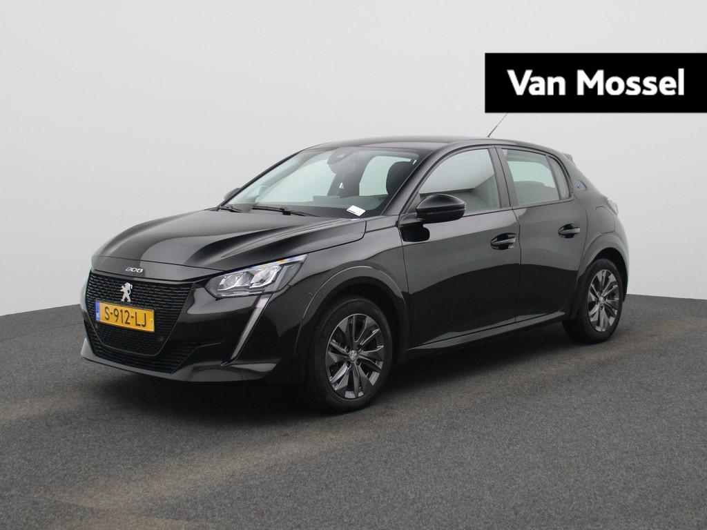 Peugeot e-208 EV Active Pack 50 kWh | Automaat | Parkeersens, Auto's, Gebruikt, Zwart, Origineel Nederlands, 315 min