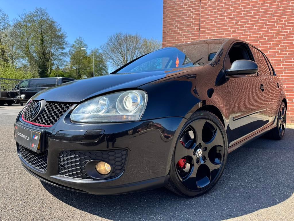 Vw Golf 2.0 TFSI GTI DSG/ LEER/ DAK/ 18”/ CarPlay/ VOL !, Auto's, Euro 5, Zwart, 4 cilinders, 1984 cc